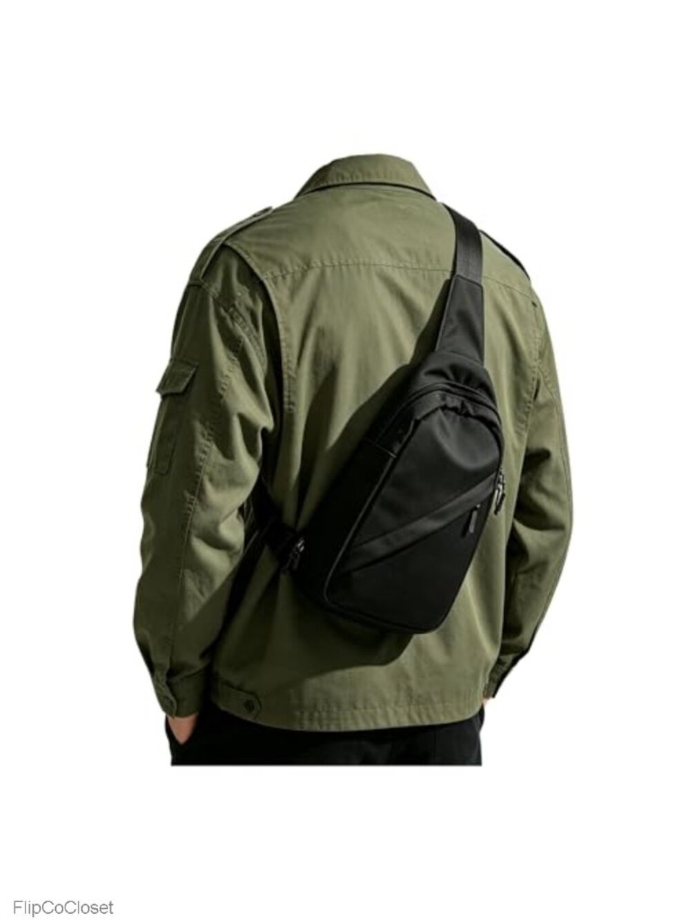 SEAFEW Small Sling Crossbody Bag Anti-Theft Nylon Chest Bag